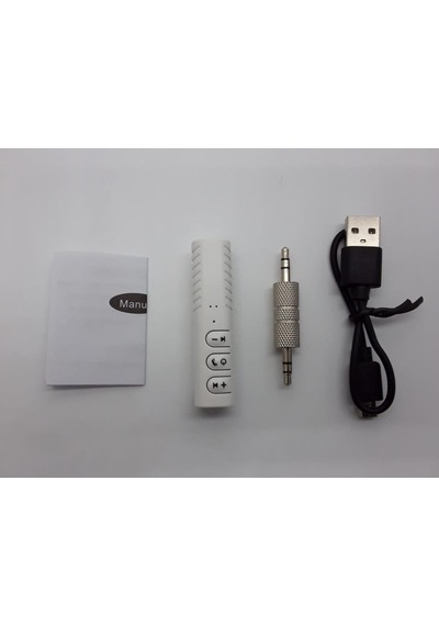 Bluetooth Araç Kiti Hands Free Müzik Alıcısı Ses Adaptörü Aux