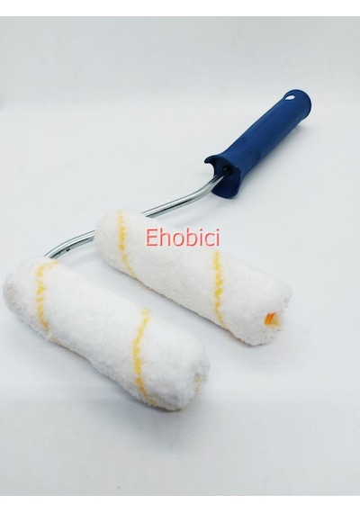 Parmak Rulo Fırça 10cm +1 Yedekli