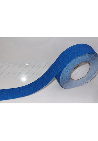 Mavi Merdiven Ve Zemin Kaydırmaz Kaymaz Bant 25mm X 25mt