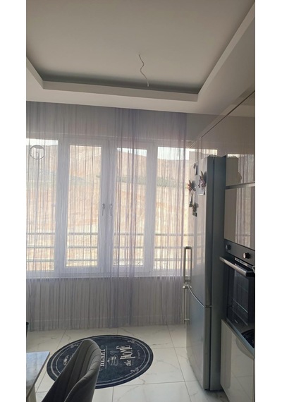 İp Model Beyaz Renk İp Perde 190 Cm En 280 Cm Boy 2 Mm Şeritler Halinde Hazır İp Perde Beyaz
