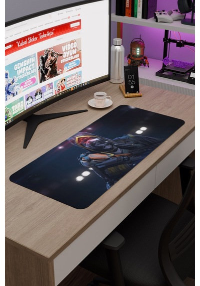 Killzone Kaymaz Dikişli Kauçuk Oyuncu Mousepad V5 - 70x30 Xl Gaming Mouse Pad Fare Altlığı