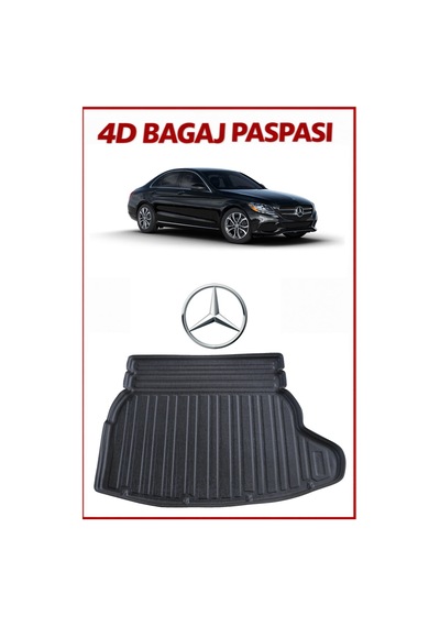 Mercedes W205 2018 Model 4d Rapalı Kulaklı Bagaj Havuzu