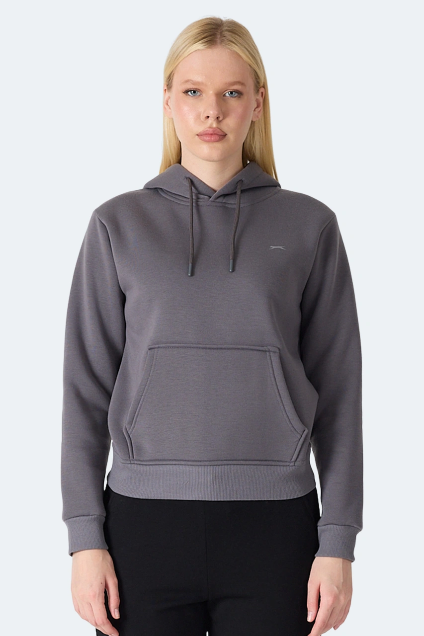 Slazenger Mısty I Kadın Gri Sweatshirt Gri
