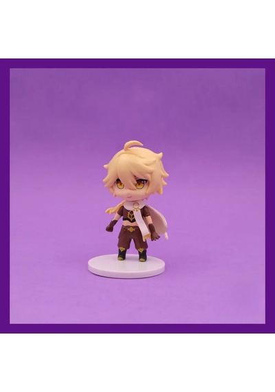 Genshin Impact Aether Traveler Mini Figür - 10 Cm Koleksiyonluk Anime Figürü