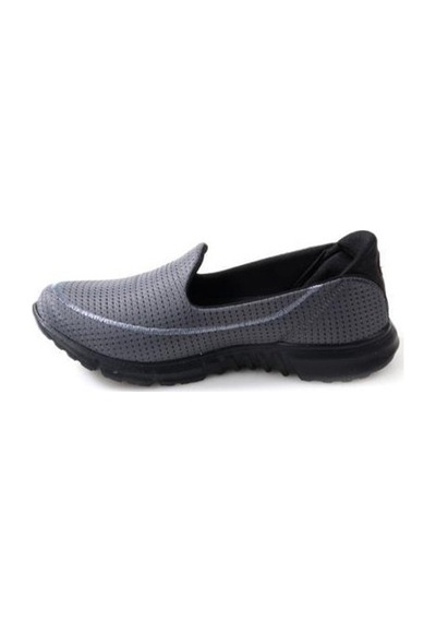 Diva Mod 801-24 Triko Konforlu Esnek Kadın Sneaker Füme