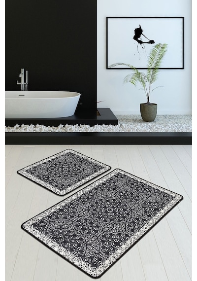 Paisley Djt 2 Li Set Banyo Halısı, Pasas Çok Renkli