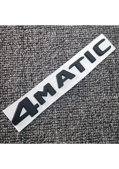 4 Matıc Siyah Bagaj Yazısı Arma Yazı Logo Sticker Universal