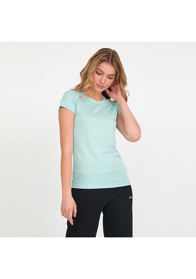 Slazenger RELAX IN Kadın Slim Fit Nane Tişört