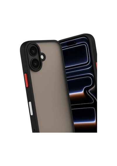 Apple İphone 17 Kılıf Montreal Silikon Kapak - Siyah