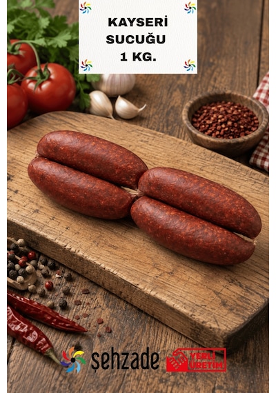 Şehzade Vakumlu Paket Fermente  Sucuk 1 KG
