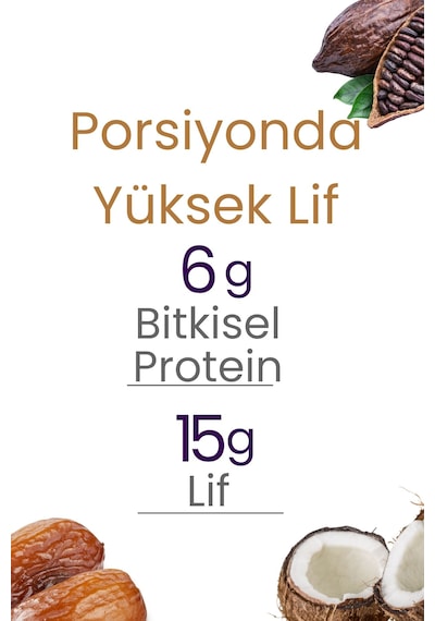 Fudge Hindistan Cevizi Kaplı Kakaolu Meyve Topları 55g X3 Adet