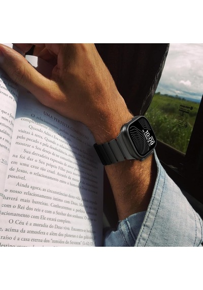 Apple Watch Titanyum Hybrid Kordon Ayarlanabilir, Dlc Kaplama, Silikon İç Katman, Güçlü Manyetik Tokalı, Dayanıklı Premium Kayış Çok Renkli Apple Watch Titanyum Hybrid Kordon Ayarlanabilir, Dlc Kaplama, Silikon İç Katman, Güçlü Manyetik Tokalı, Dayanıklı Premium Kayış Çok Renkli