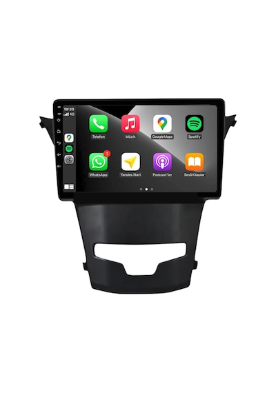 Ssangyong Korando Araç Multimedya Android Ekran Carplay Double Teyp 4+64 9" 13-15 Black Cadence