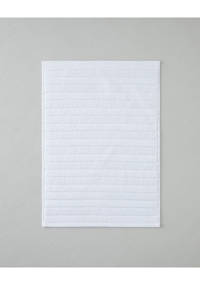 English Home Sandy Stripe Pamuk El Havlusu 30x45 Cm Beyaz Beyaz