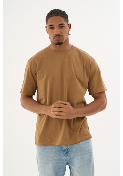 Dechers Erkek %100 Organik Pamuklu Yumuşak Dokulu Comfort Fit Bisiklet Yakalı T-shirt E222 Haki Dechers Erkek %100 Organik Pamuklu Yumuşak Dokulu Comfort Fit Bisiklet Yakalı T-shirt E222 Haki