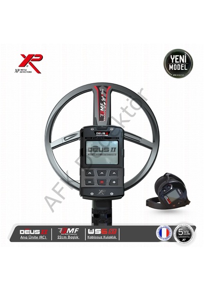Xp Deus 2 Rc Metal Dedektörü 22 Cm Fmf Başlık + Ws6 St Kablosuz Kulaklık Hassas Arama
