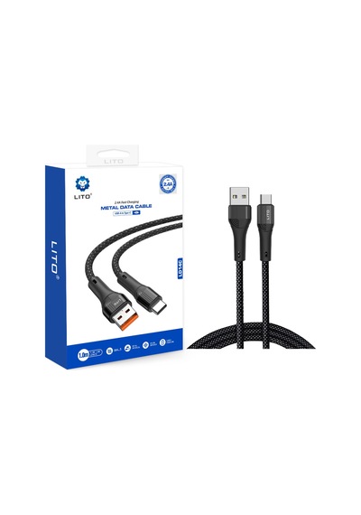 Lito Usb-type C Hızlı Şarj Örgü+metal-ld14