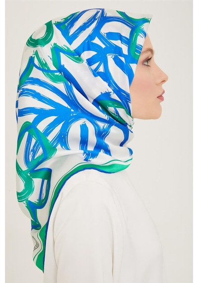 Armine Sura İpek Eşarp 24ya9123 54 - Desenli