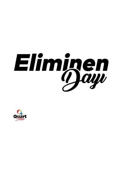 Eliminen Dayı Oto Cam Sticker Araba Sticker