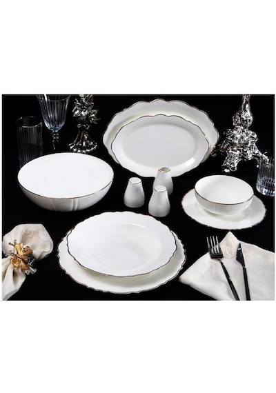 Massimo Victoria Gold 56 Parça Yemek Takımı
