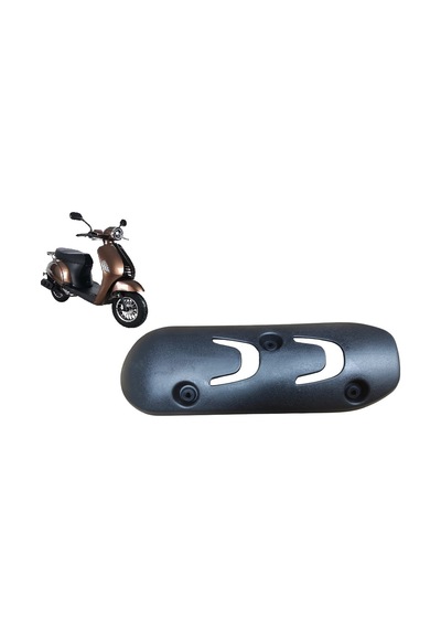 Kuba Blueberry 50cc Egzoz Muhafaza Plastiği Siyah