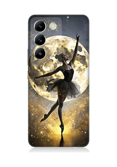 Vivo V30 Lite Uyumlu Ayışığında Dans  Desenli Silikon Kılıf