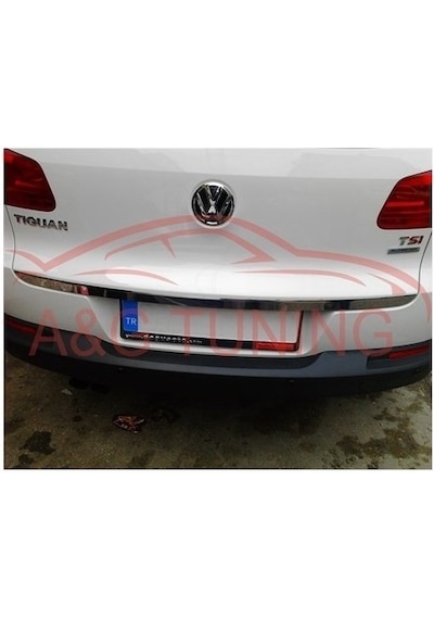 Volkswagen Tiguan Krom Bagaj Alt Çıta Formlu 2007-2015 Paslanmaz N11.477