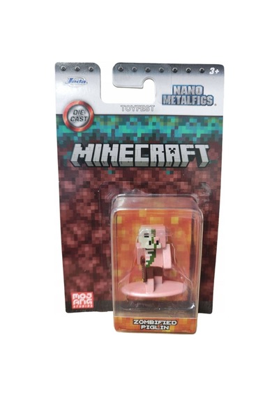 Minecraft Metal Döküm Die - Cast Mini Figür - Zombified Piglin - 4 Cm