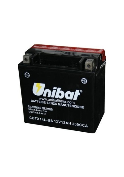 Unibat CBTX14L-BS (YTX14L-BS) Akü
