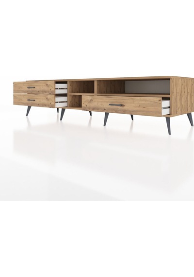 Kronos Tv Ünitesi 2 Raflı 3 Çekmeceli 220x59x51 Çam-çam Atlas Çam/atlas Çam - Atlas Çam Kronos Tv Ünitesi 2 Raflı 3 Çekmeceli 220x59x51 Çam-çam Atlas Çam/atlas Çam - Atlas Çam