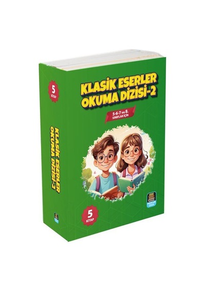Klasik Eserler Okuma Dizisi-2 5 Kitap Set 5-6-7 Ve 8. Sınıfl...