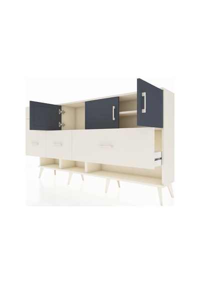 Arges Konsol 3 Raflı 5 Çekmeceli 3 Kapaklı 176x30x99 Aytaşı-antrasit/aytaşı Antrasıt/aytası - Aytası Arges Konsol 3 Raflı 5 Çekmeceli 3 Kapaklı 176x30x99 Aytaşı-antrasit/aytaşı Antrasıt/aytası - Aytası