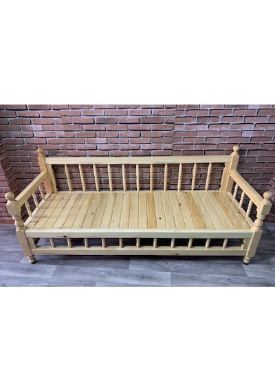 Coton Şark Köşesi Ahşap Sedir