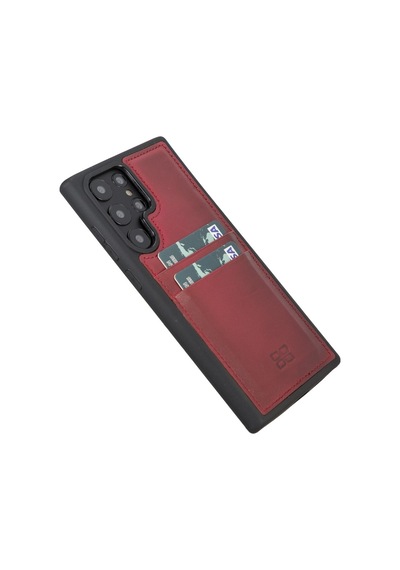 Bouletta Samsung Galaxy S22 Ultra Uyumlu Deri Kapak Fxcp V4ef