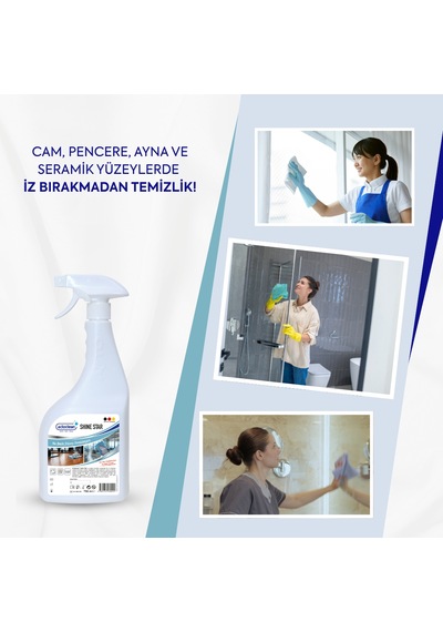 Actoclean Shine Star Çok Amaçlı Su Bazlı Yüzey Temizleyici 750 Ml