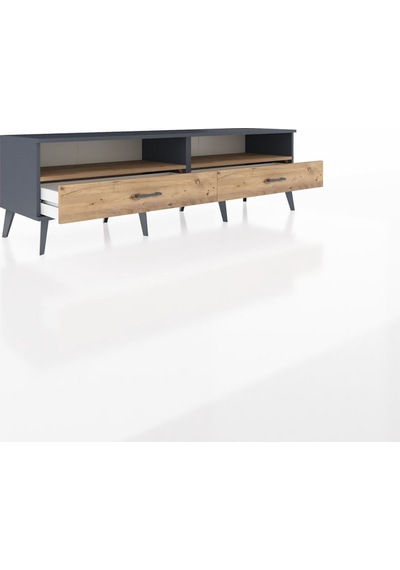 Hyperion Tv Ünitesi 2 Raflı 2 Çekmeceli 176x44x51 Antrasit-çam/çam Atlas Çam/atlas Çam Hyperion Tv Ünitesi 2 Raflı 2 Çekmeceli 176x44x51 Antrasit-çam/çam Atlas Çam/atlas Çam