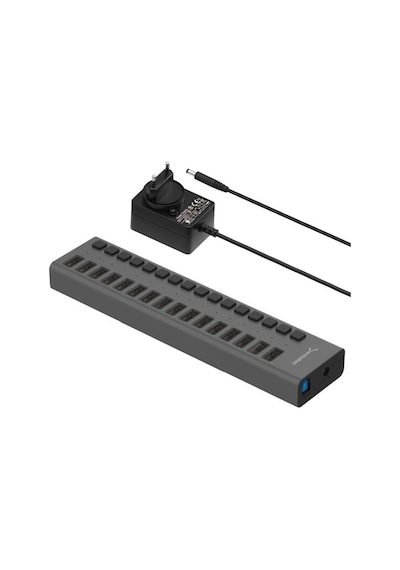 Sabrent Çok Bağlantı Noktalı Usb 3.0 Ve Şarj Hub Hb-u930 16-port