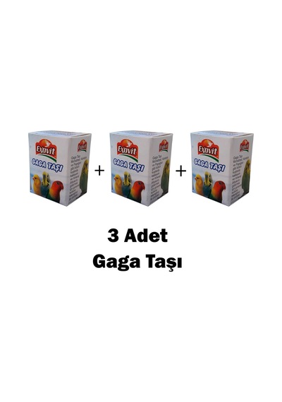 Muhabbet Kuşu Gaga Taşı Kalsiyumlu 3 Adet