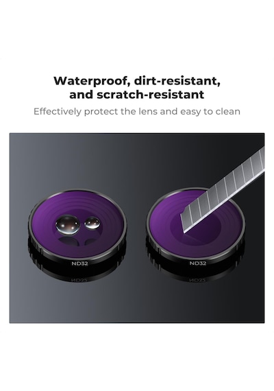 K&f Concept Djı Osmo Action 4/5 Pro Uyumlu Nd-32 5 Stop Nd Filtre