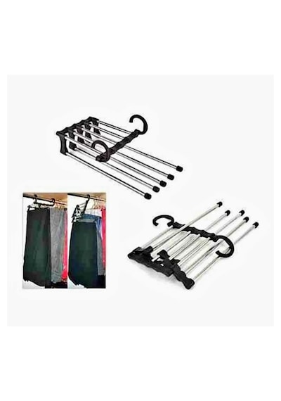 Newstore Home Hareketli Dolap Içi Pantolon Kravat Şal Askı Sistem Beyaz - Siyah