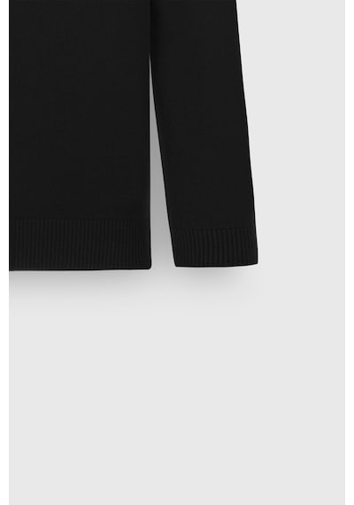 AC&Co / Altınyıldız Classics Erkek Sıyah %100 Pamuk Standart Fit Bisiklet Yaka Baskılı Triko Kazak Siyah AC&Co / Altınyıldız Classics Erkek Sıyah %100 Pamuk Standart Fit Bisiklet Yaka Baskılı Triko Kazak Siyah