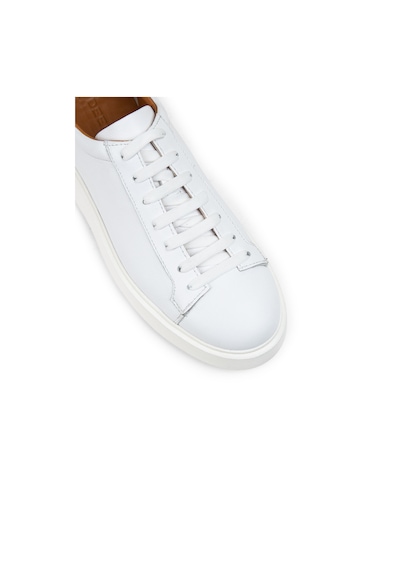 Deery Hakiki Deri Beyaz Erkek Sneaker Ayakkabı - 01954mbyze01 Beyaz