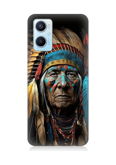 Oppo A96 Uyumlu Kızıldereli Şefi Desenli Silikon Kılıf