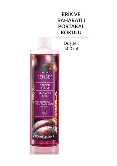 Spiced Plum Baharatlı Erik Ve Portakal Kokulu Duş Jeli 500 Ml. İkili Paket Fresh