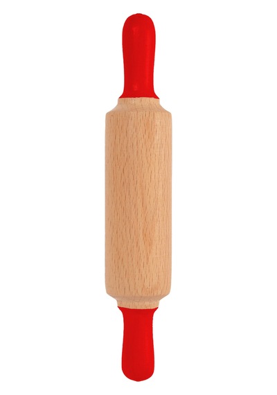 Mini Ahşap Merdane-kırmızı