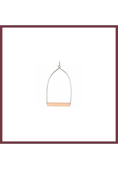 Storeşahin Ahşap Metal Askılı Kuş Tüneği 10,5x22,5 Cm Shn0720