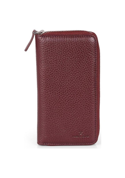 Daniel Klein Dkl3016-5 Çanta Formunda Geniş Hacimli Fermuarlı Kırmızı Kadın Cüzdan&kartlık Kırmızı