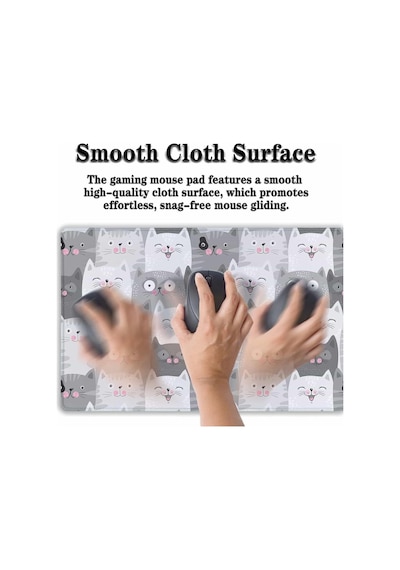 Gaming Oyuncu Xl Mouse Pad Kaydırmaz Dikişli 80 30 Cm Mousepad 48