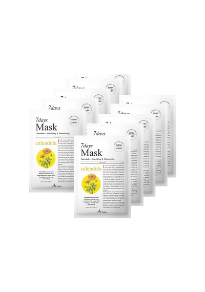 Lexroo 7 Days Mask Calendula P - Besleyici, Nemlendirici & Onarıcı Vegan Kağıt Maske