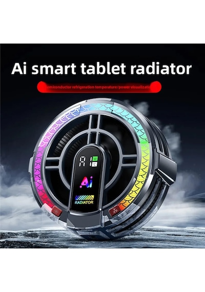 Th06 Pro Manyetik Tablet Ve Telefon Soğutucu Fan 24w Yarı İletken Rgb Soğutma Sistemi Akıllı Sıcaklık Kontrolü